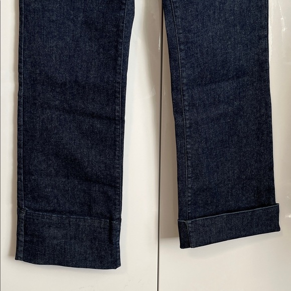 RW&CO Women's Deep Indigo Flare Leg Denim Jeans Stretch, Size 28 - Picture 6 of 11